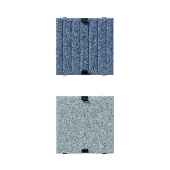 Soft Panel 350 x 350 (350, Vertikal, Blau, hellblau) [1verti]